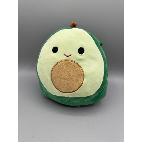 Squishmallows Austin the Avocado Plush 8” Green Soft Stuffed Toy Kellytoy - Picture 1 of 3